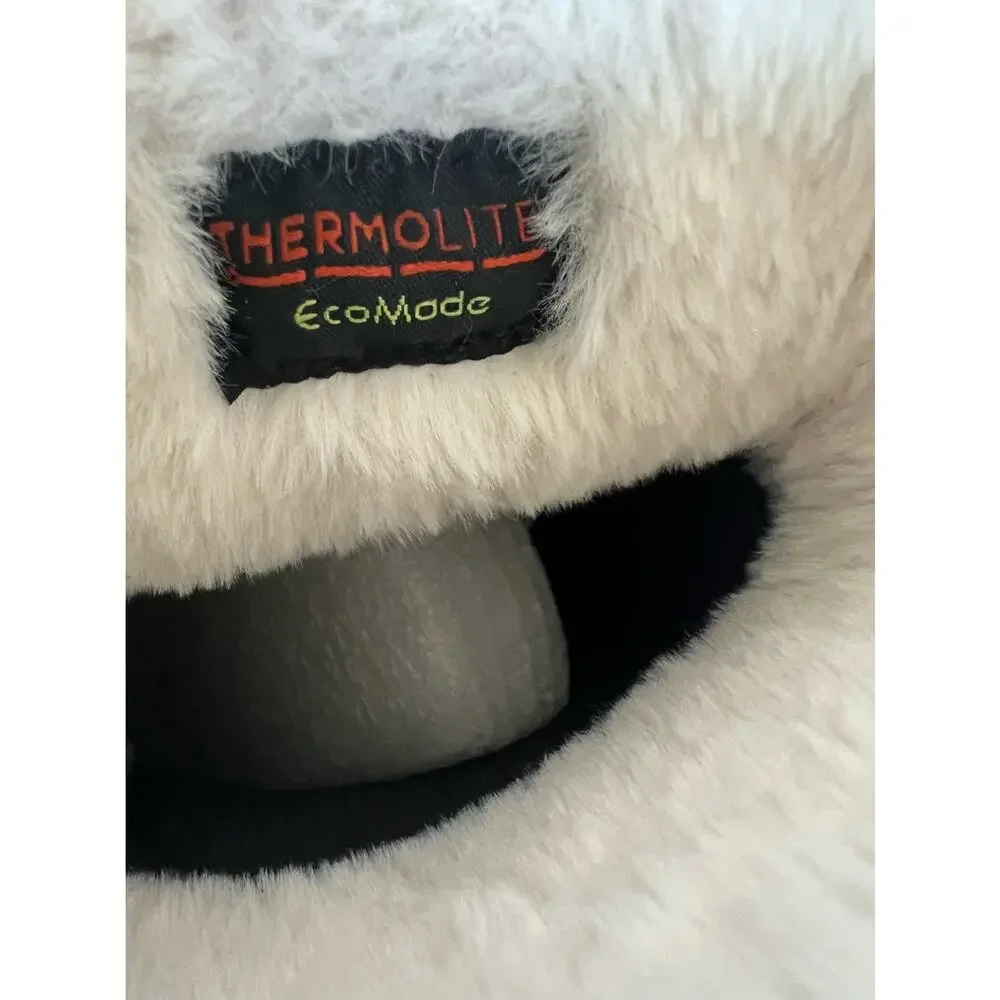 Universal Thread Black Leather Faux Fur Waterproof‎ Ankle Winter Snow Boots 7W